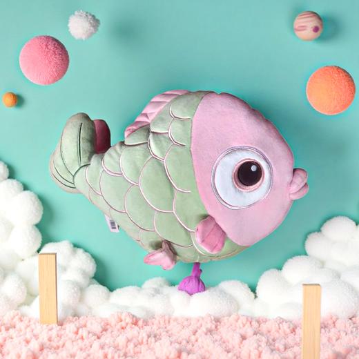 海岛萌主唐风锦意鱼符抱枕玩偶毛绒公仔玩具床上睡觉抱靠枕头礼物 商品图1