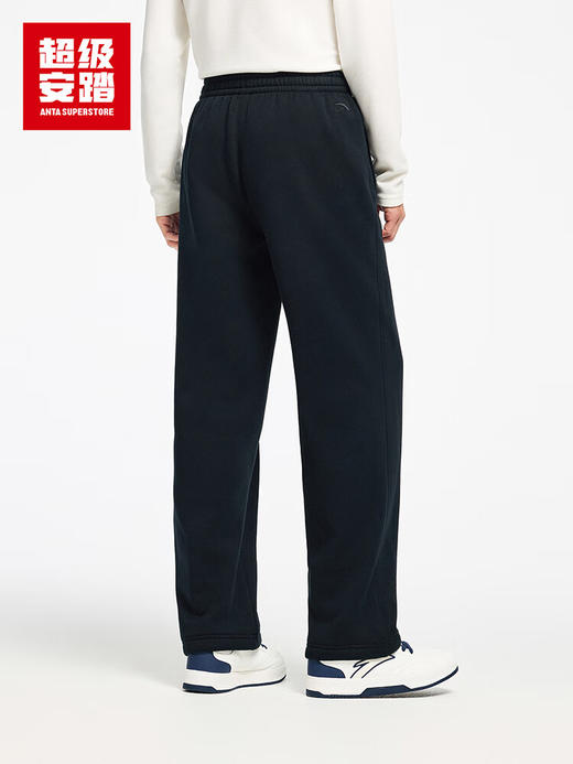 超级安踏男子加绒直筒裤秋冬新款保暖运动裤宽松休闲裤152548306U 商品图1