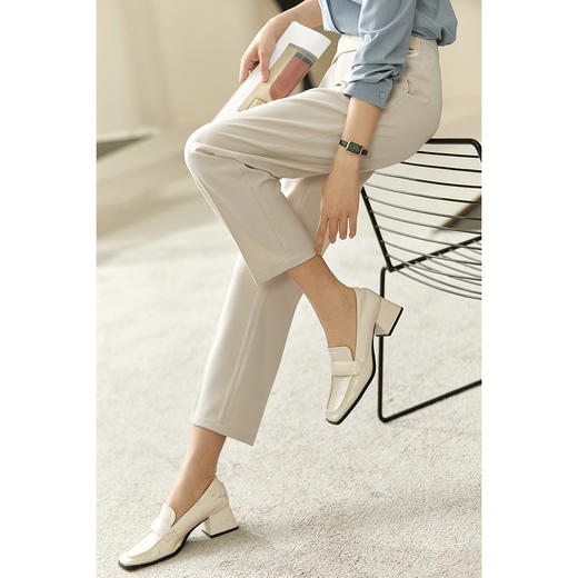 【内购】时尚不规则显瘦修身铅笔九分裤-153KG3329X 商品图2