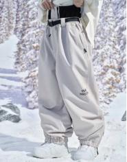 ISEEMIGGA雪服奶咖色阔腿裤 商品图0