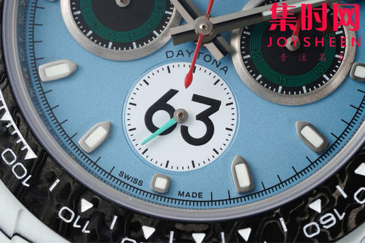 劳力士 DIW迪通拿碳纤维系列 改装迪通拿 新款颜色！重制版！丹东4801机 男士腕表 表径40mm 商品图4