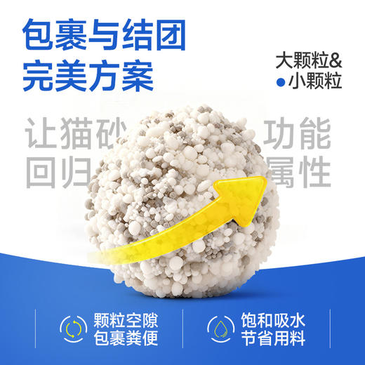 喵铮铮植物木薯猫砂 2.5斤/包 强力结团不易粘底近乎无尘 商品图4