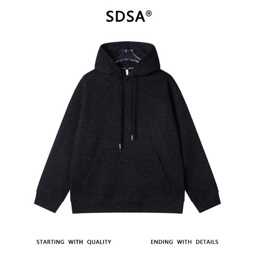 WY1374SDSA男士秋冬新款痞帅男装简约宽松彩色宽松连帽卫衣高级感百搭 商品图1