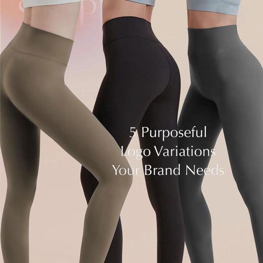 高品质阿尔巴斯山羊绒 厚实紧身复合保暖瑜伽裤白色九分裤打底裤 商品图2