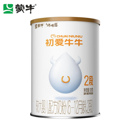 蒙牛初爱牛牛2段较大婴儿配方奶粉120g 商品图2