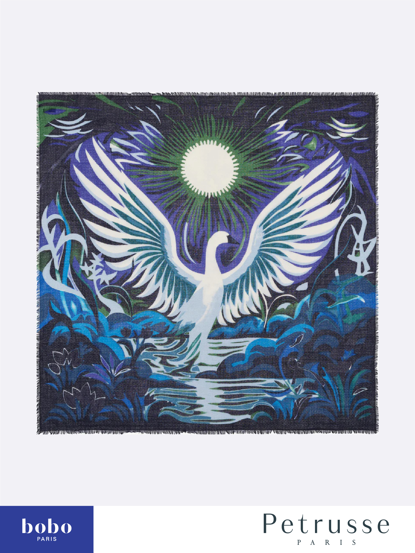 Petrusse 贝图丝 ISADORA 暮光羽纱 羊毛方巾