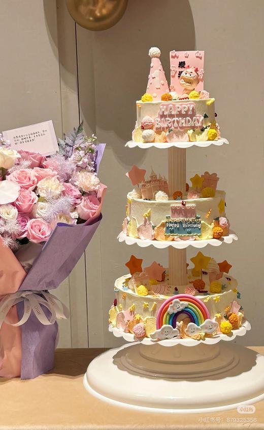 【儿童周岁、奥利奥款】多层架子蛋糕【仅产品展示，下单请联系客服】建议提前2-3天咨询下单 商品图0