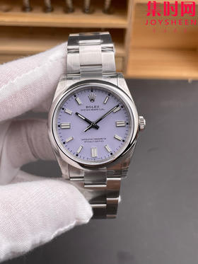 VS劳力士蚝式恒动36系列126000 VS恒动36mm VS恒动36 薰衣草紫 香芋紫 板链 丹东3230机 904L钢 男士腕表 小手腕福音