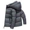 半身缘男装 冬季面包85%鹅绒螺纹袖口抗菌防静电羽绒服2618 商品缩略图6