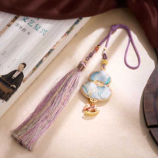 「福禄•锦上添花」宋锦挂饰/项链 新中式穿搭 东方美学 原创设计 商品图8