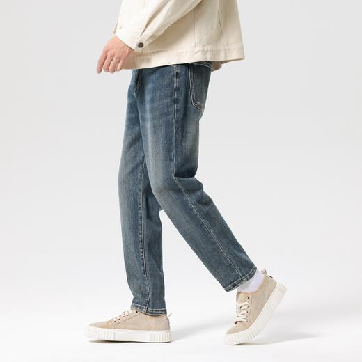 gxg.jeans男装【锥形裤】2025秋款经典水洗舒适柔软通勤休闲男式牛仔长裤K&C 商品图4
