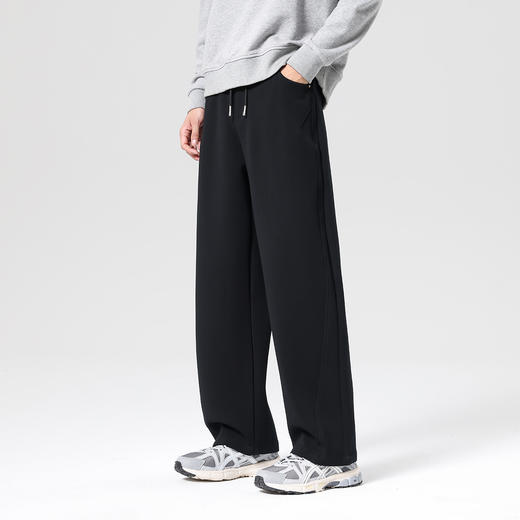 gxg.jeans男装 男士休闲裤25秋款宽松高弹力百搭日常通勤长裤舒适系带阔腿裤K&C 商品图1