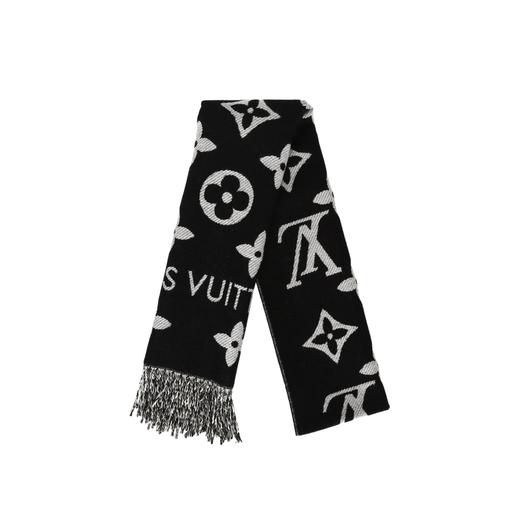 LV 黑老花围巾 商品图3