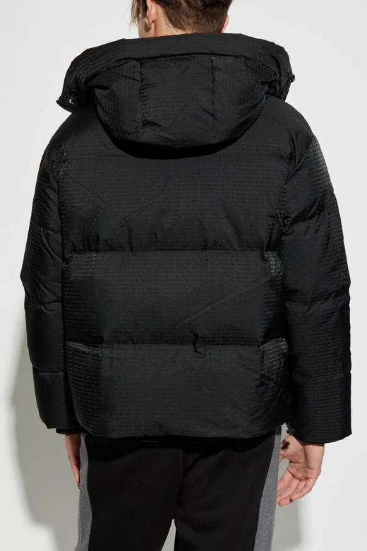 【超惠秒】Emporio Armani 男士满布字母logo 高充绒抗寒保暖可拆卸帽 羽绒服外套 12276 商品图10