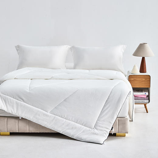 多喜爱 甄芯舒柔抗菌十孔春秋被/冬被/（拉链款）子母被系列hl【十孔纤维】【抗菌纤维】【提花磨绒】【织带工艺】蓬松温暖 柔软细腻 多款厚度 立高工艺 商品图11