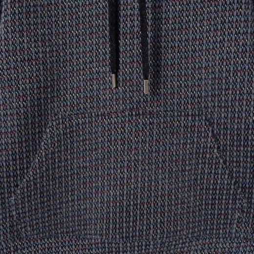 SDSA男士秋冬新款痞帅男装高级感绒毛条纹抽绳连帽卫衣百搭上衣 商品图2