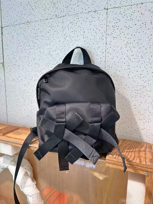 特价 蝴蝶结珠花装饰双肩包he 商品图0