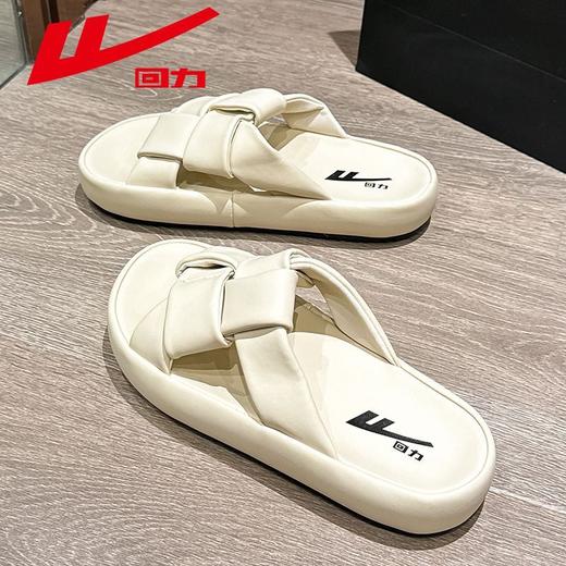 回力凉拖鞋子女款夏季外穿女士拖鞋气质时尚百搭外出一字凉拖鞋女 商品图4