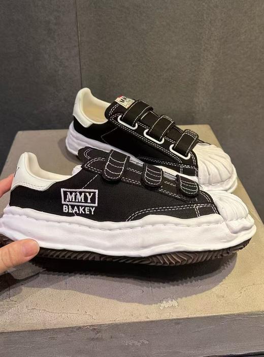 女款刺绣logo魔术贴运动鞋HE019 商品图0