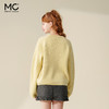 mc2 能量联盟女装圆领钩花净色毛衣-3120M5241029 商品缩略图3