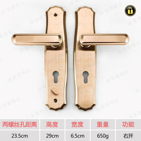 〖A048〗玫瑰金1.2厚2904(大85)双活右