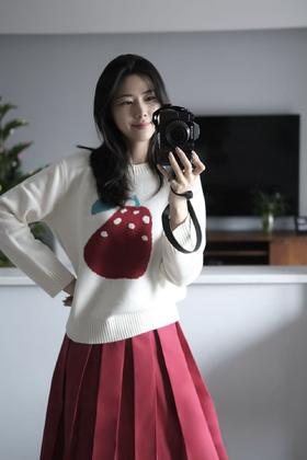 有趣的可爱女人