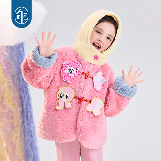 小马宝莉联名年衣童装唐装冬季新款女童卡通公主小马宝莉新年唐装 商品图1