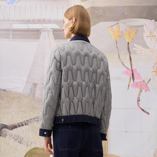 谜底两面穿羽绒服2025冬季新品百搭双色超柔超轻蓬松女254MY1461 商品图2