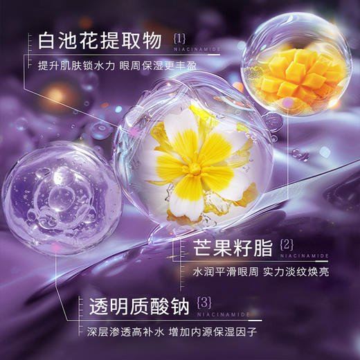 【抗皱祛眼纹 淡化黑眼圈】片仔癀皇后净妍焕采眼霜 淡化黑眼圈细纹 提拉紧致保湿眼周2.0版 商品图5