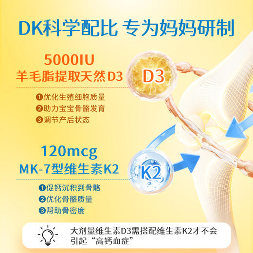 【含邮含税】Ddrops成人维生素d3-5000IU+维生素k2滴剂 2.5ml/瓶 商品图3