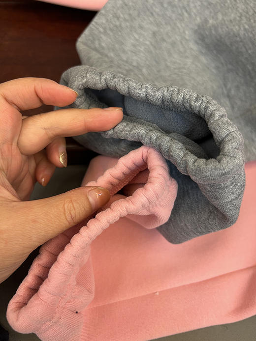 裸+同款！ 350g加厚绒  女童精致小字母刺绣 束脚休闲卫裤 商品图11