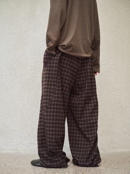共和GongheRepub/GH24044/「枫」磨毛格纹长裤 商品图4