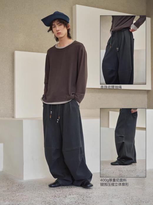 共和GongheRepub/GH24048/「灰草」串珠气球裤 商品图1