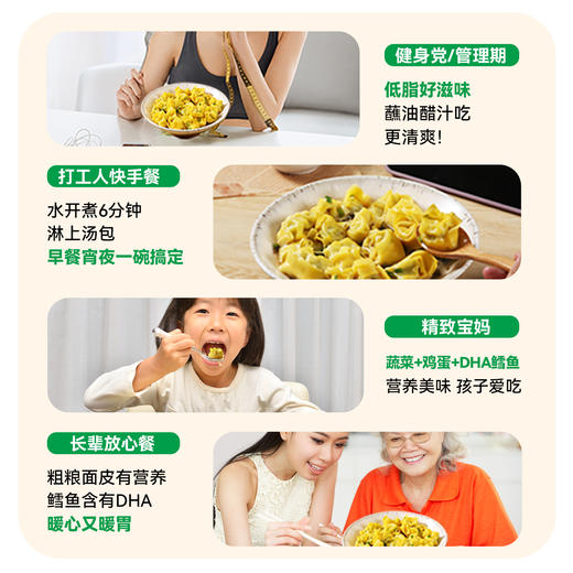 野人日记【专属】玉米抱鳕鱼馄饨 速食儿童早餐速冻半成品 商品图1