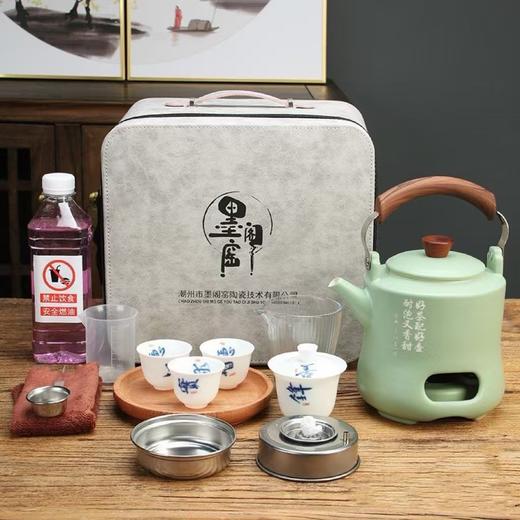 将军壶套装/户外围炉煮茶炉子烧水提梁壶功夫茶壶煮茶器煮茶炉茶具 商品图1