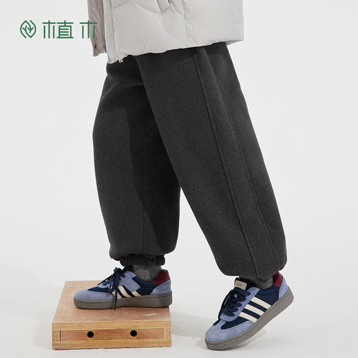 【一条过冬强保暖束脚裤】植木童装 2025冬男童休闲运动卫裤长裤45K013150 商品图3