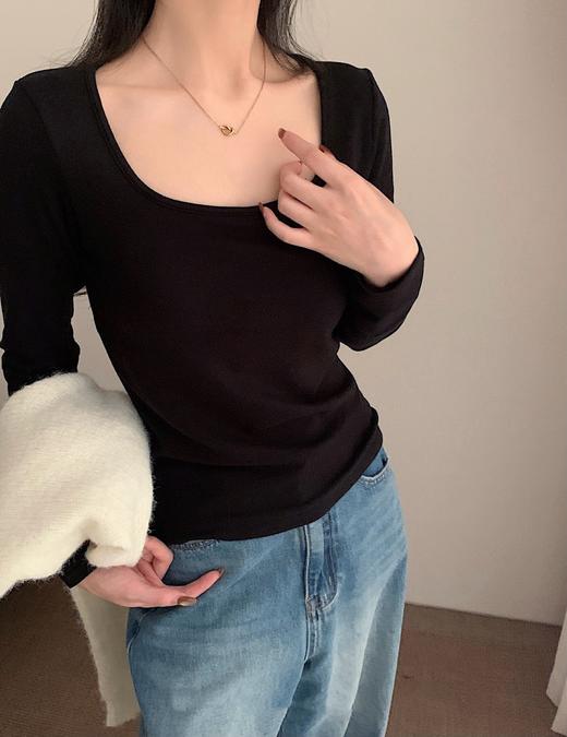 <曾小咸推荐> 带胸垫磨毛云暖肌底衣 日常109/件 活动价89/件 商品图7