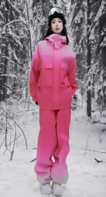 ISEEMIGGA雪服口袋系列-玫粉渐变（套装）