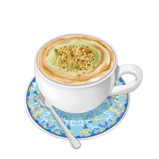 开心果燕麦拿铁（热） 商品图0