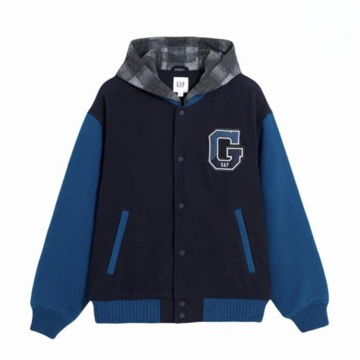 GAP 179.9元 连帽棒球服 (线上线下同时在售不保证有货，活动款不退不换介意勿拍) 619467-GJ 商品图0