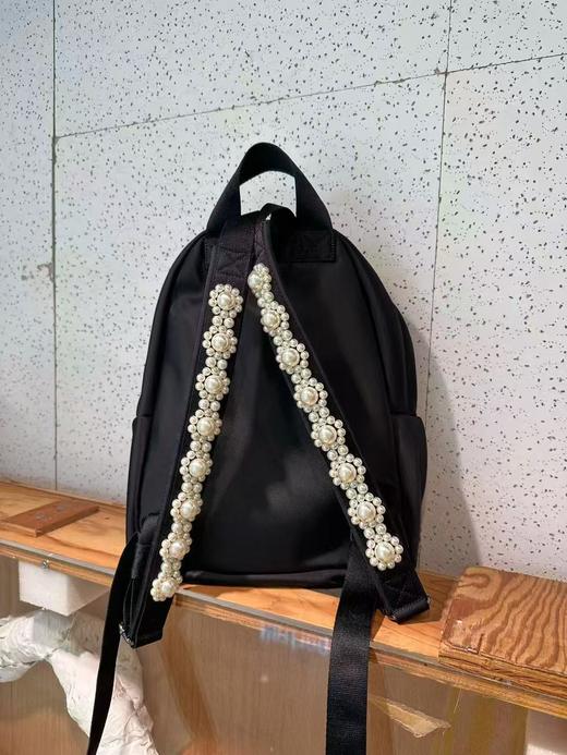 特价 蝴蝶结珠花装饰双肩包he 商品图3