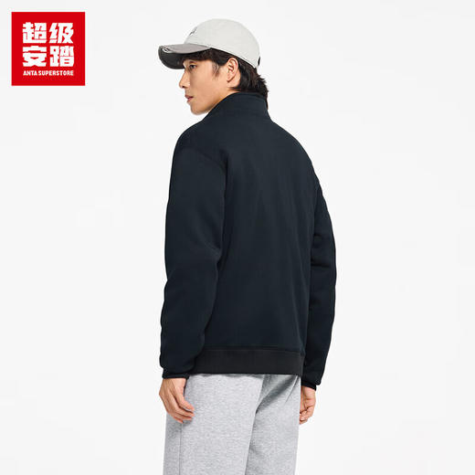 超级安踏加绒立领外套男款秋冬保暖休闲上衣长袖针织衫152548719U 商品图1