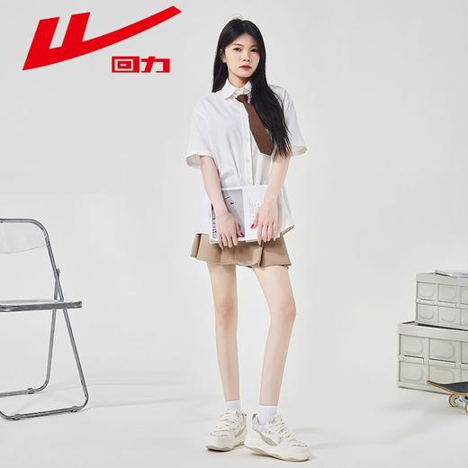 回力女鞋秋季透气运动板鞋女士厚底显高潮流百搭休闲小白鞋子女款 商品图5