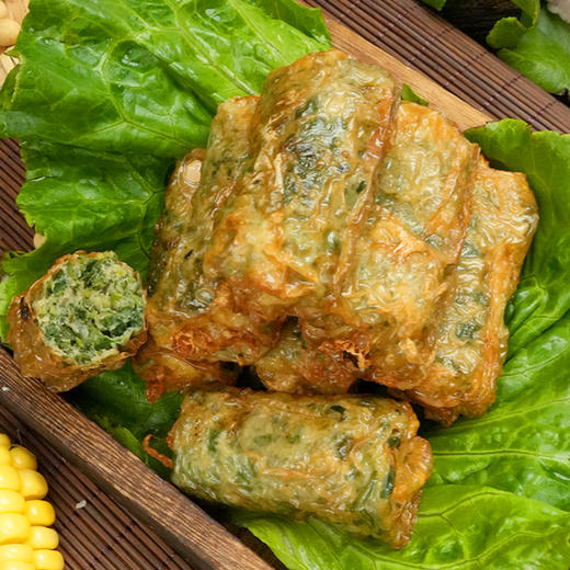 【非遗豆腐皮制作技艺】豆杭家荠菜卷，雪菜卷，鲜竹卷250克/包【10根装】 商品图3