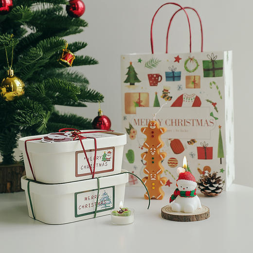 【圣诞节礼品套装】氛围感摆件 5A级圣诞香薰蜡烛伴手礼 商品图1