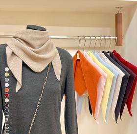 老米优品🎈3-5天发！【2条包邮】100% WOOL🐏《澳洲纯羊毛🍂针织三角围脖》高级感，层次感拉满！时髦精必入宝藏围巾~WJ251118A