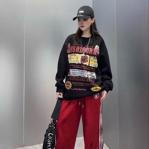 NC圆领多图撞色长袖卫衣50918 秋季 009164200241 商品图0