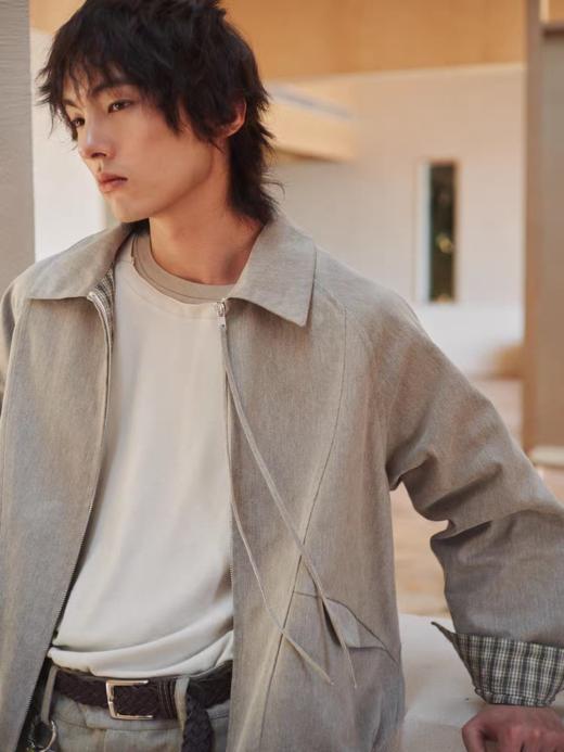 共和GongheRepub/GH24050/「白胡椒」磨毛短宽夹克 商品图3