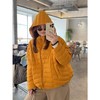 25AW上新 佳佳同款【南瓜羽绒】色彩连帽排骨宽松羽绒服短款时尚休闲保暖 商品缩略图0