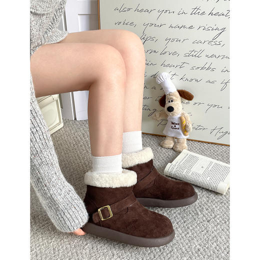 【YW】无忧购高筒加绒保暖舒适雪地靴MIS-6057（截单后3-5天发货） 商品图5